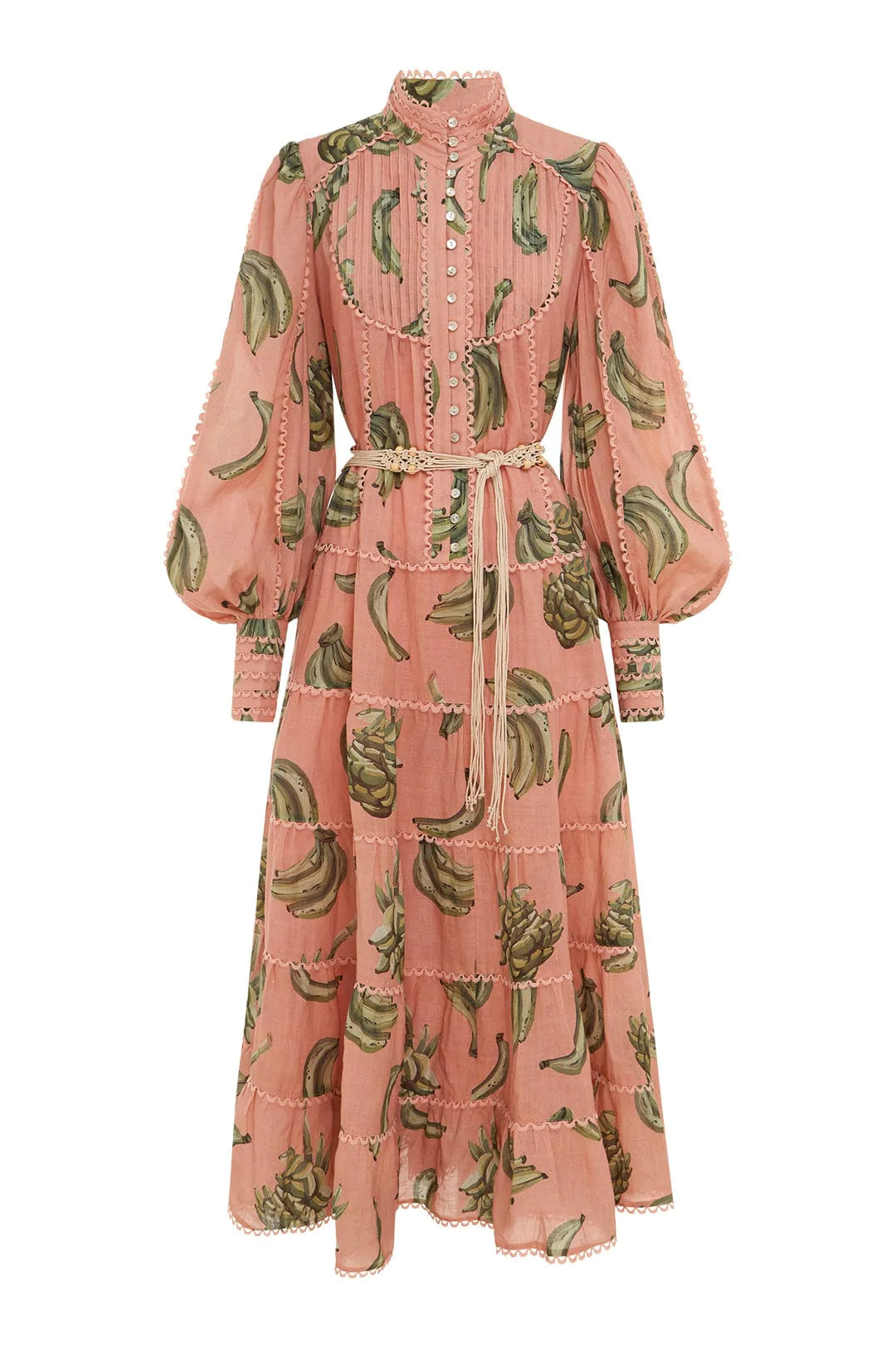 BananaRama Floral Print Midi Dress for Women - Elegant Summer Casual Dress for Parties, Dates & Office Wear