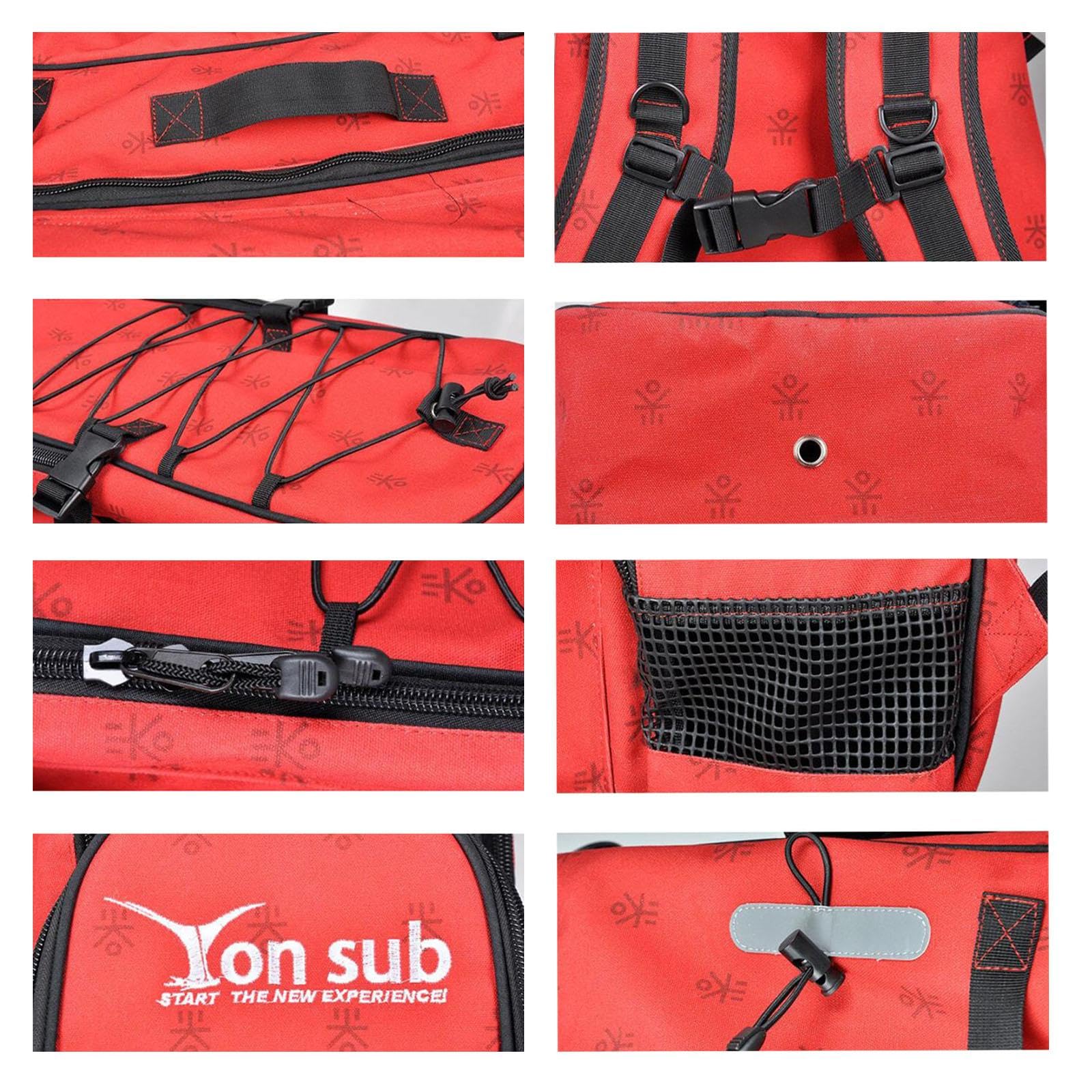 Dive Fin Storage Bag - Portable Snorkel Gear Backpack for Spearfishing & Diving