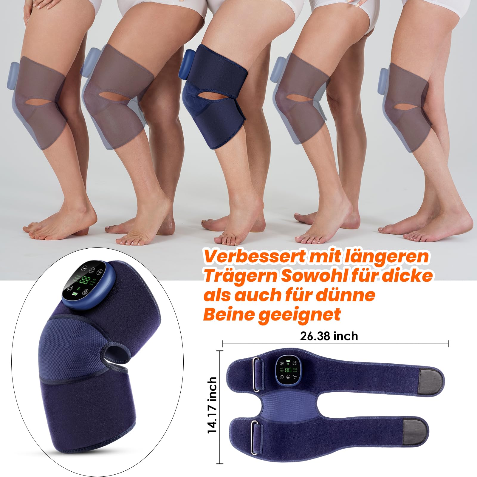 Knee Massager for Pain Relief - Perfect Gift for Dad, Mom, Men & Women on Father's Day, Mother's Day - Ideal for Arthritis, Joint Pain & Post-Workout Recovery
