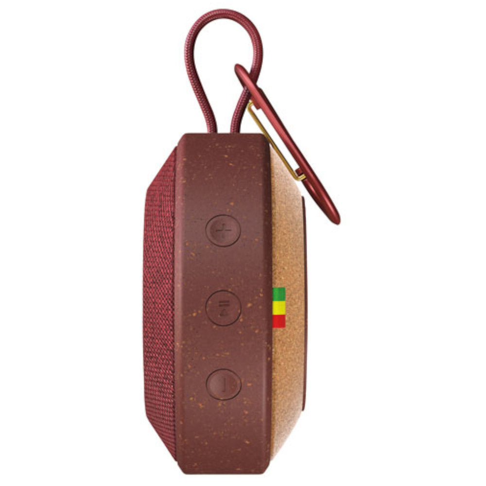HOUSE OF MARLEY EM JA015 SB No Bounds Outdoor Bluetooth Speaker - Waterproof Portable Wireless Speaker with Rich Bass (Red, Blemished Package) - Perfect for Beach, Pool, Camping & Backyard Parties