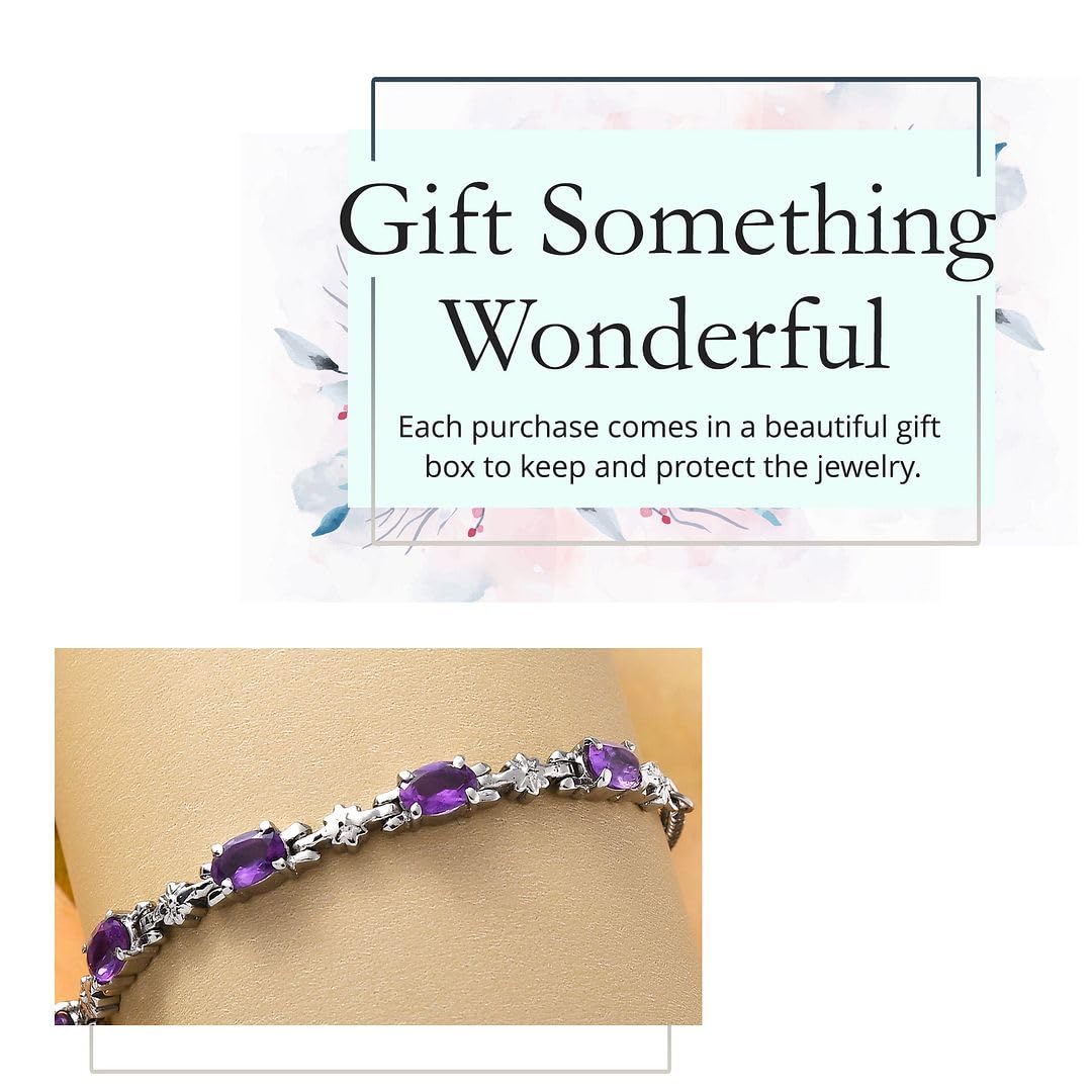 Birthstone Bracelets for Women - Adjustable Charm Bolo Bracelet, Gemstone Jewelry for Engagement, Anniversary, Wedding & Birthday Gifts | Perfect for Everyday Wear & Special Occasions