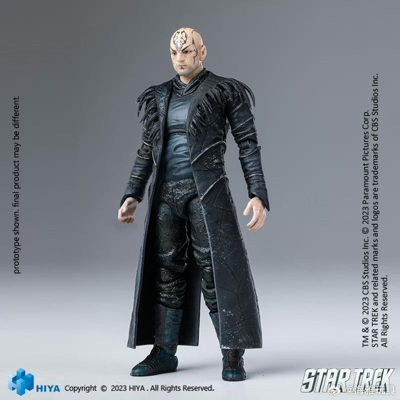 PRE ORDER 1/18 Scale HIYA 4-Inch Action Figure - Exquisite Mini Series STAR TREK 2009 Nero Collectible - Perfect for Display, Gifts & Sci-Fi Collections