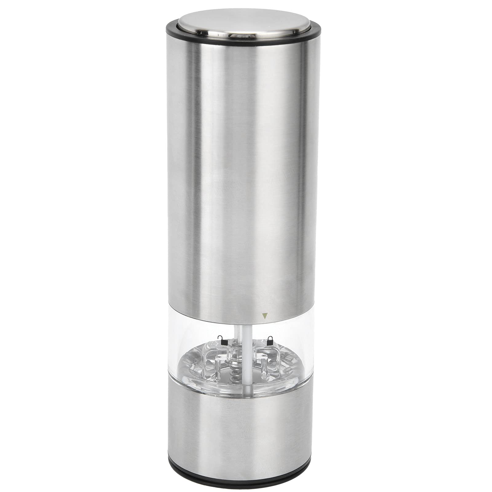 Premium Electric Pepper Grinder - Adjustable 5 Coarseness Levels, 1000+ Grinding Cycles, 304 Stainless Steel - Perfect for Coarse Salt & Fresh Pepper - Ideal for Kitchen, Dining Table & Outdoor Cooking