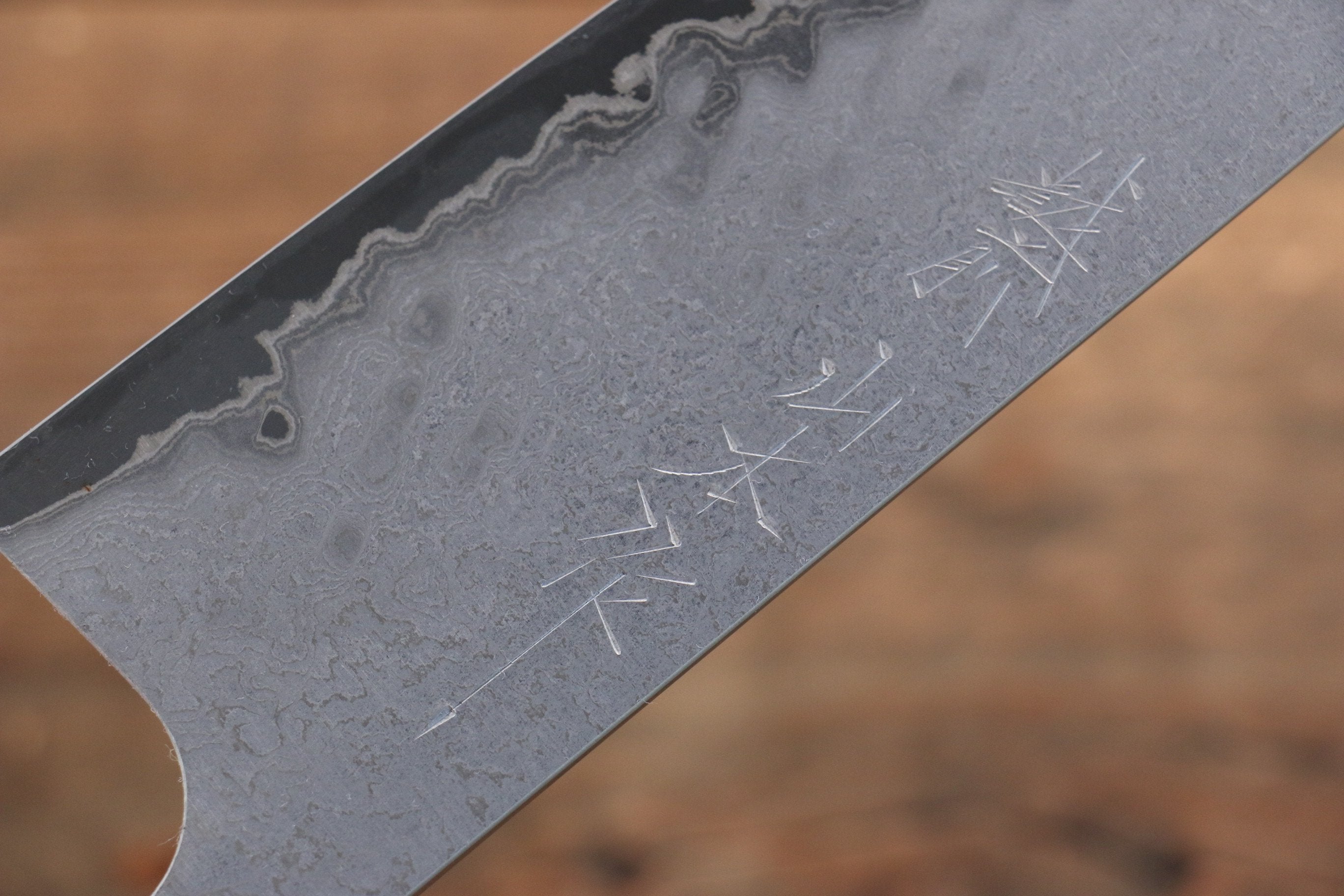 Nao Yamamoto VG10 Black Damascus Santoku Knife 165mm with Walnut Handle - Premium Japanese Kitchen Knife for Slicing, Dicing, and Chopping Vegetables, Fruits, and Meat