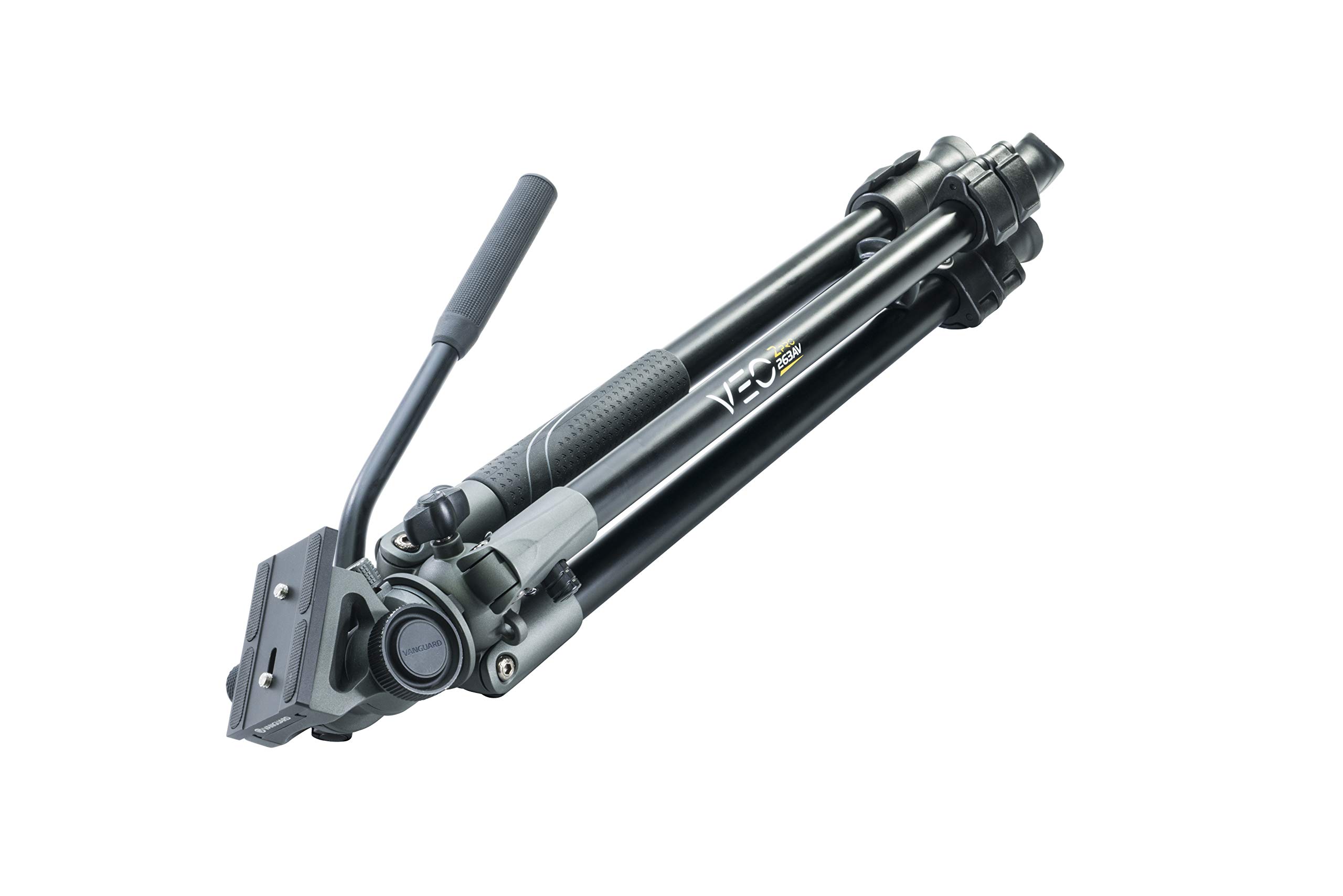 Vanguard VEO 2 PRO 263AV Lightweight Aluminum Tripod with Fluid Video Panhead - Professional Camera Support for Travel, Vlogging & Outdoor Photography