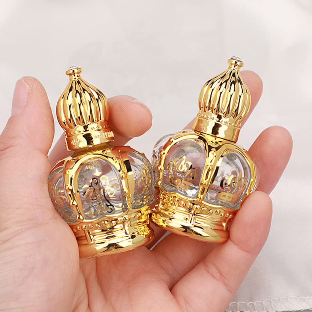 LALAFINA Essential Oil Bottles - 5ml Empty Glass Bottles with Metal Spray Top for Travel, DIY Aromatherapy & Refillable Perfume - Perfect for Home, Office, Gym & On-the-Go Use