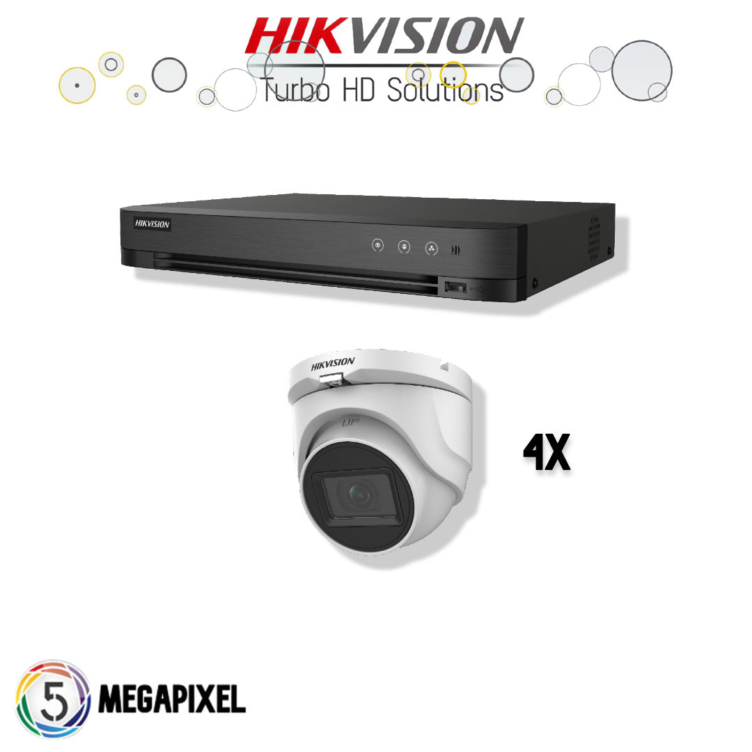4K HD Security Camera Set | 5MP Outdoor Surveillance System with 4 Eyeball Cameras - Ideal for Home, Business & Property Monitoring