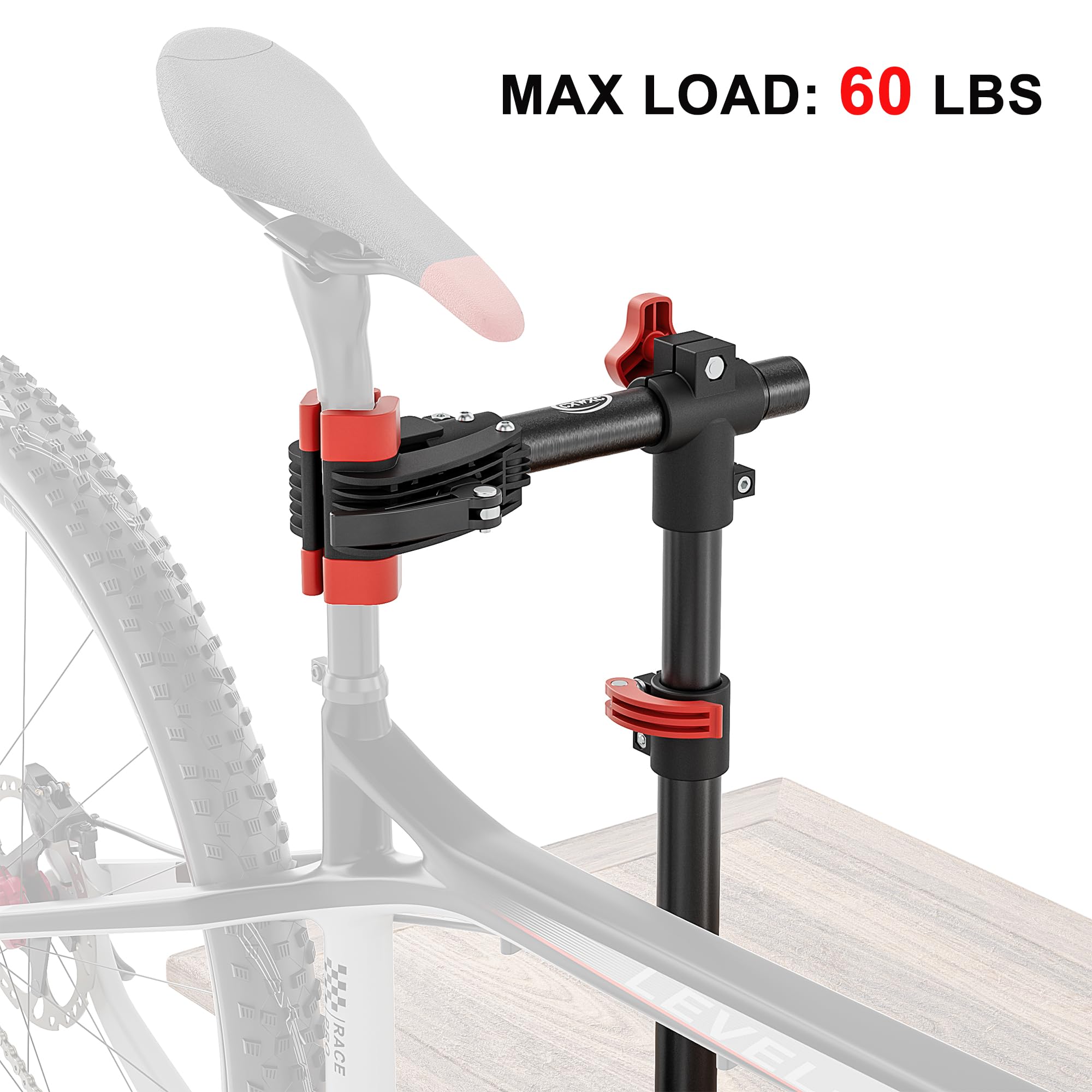 CXWXC Bike Repair Stand - Heavy Duty Bench Mount Bike Maintenance Stand & Rack for E-Bikes, Mountain & Road Bikes - Perfect for Home Mechanics & Bike Shop Use - Ideal for Wheel Truing, Brake Adjustments & General Bike Maintenance