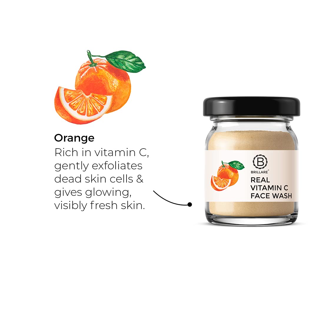 Brillare Rose & Vitamin C Face Wash Combo | Anti-Aging, Hydrating Facial Cleanser with Sandalwood & Coconut | 15g Each | Perfect for Daily Skincare Routine & Travel