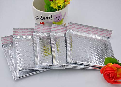 ProLine Metallic Silver Bubble Padded Shipping Mailers 10.5x16 Inch - 200 Self Seal Padded Envelopes for Ecommerce, Documents & Gift Packaging - Durable Protection for Online Sellers, Office Use & Small Business Shipping