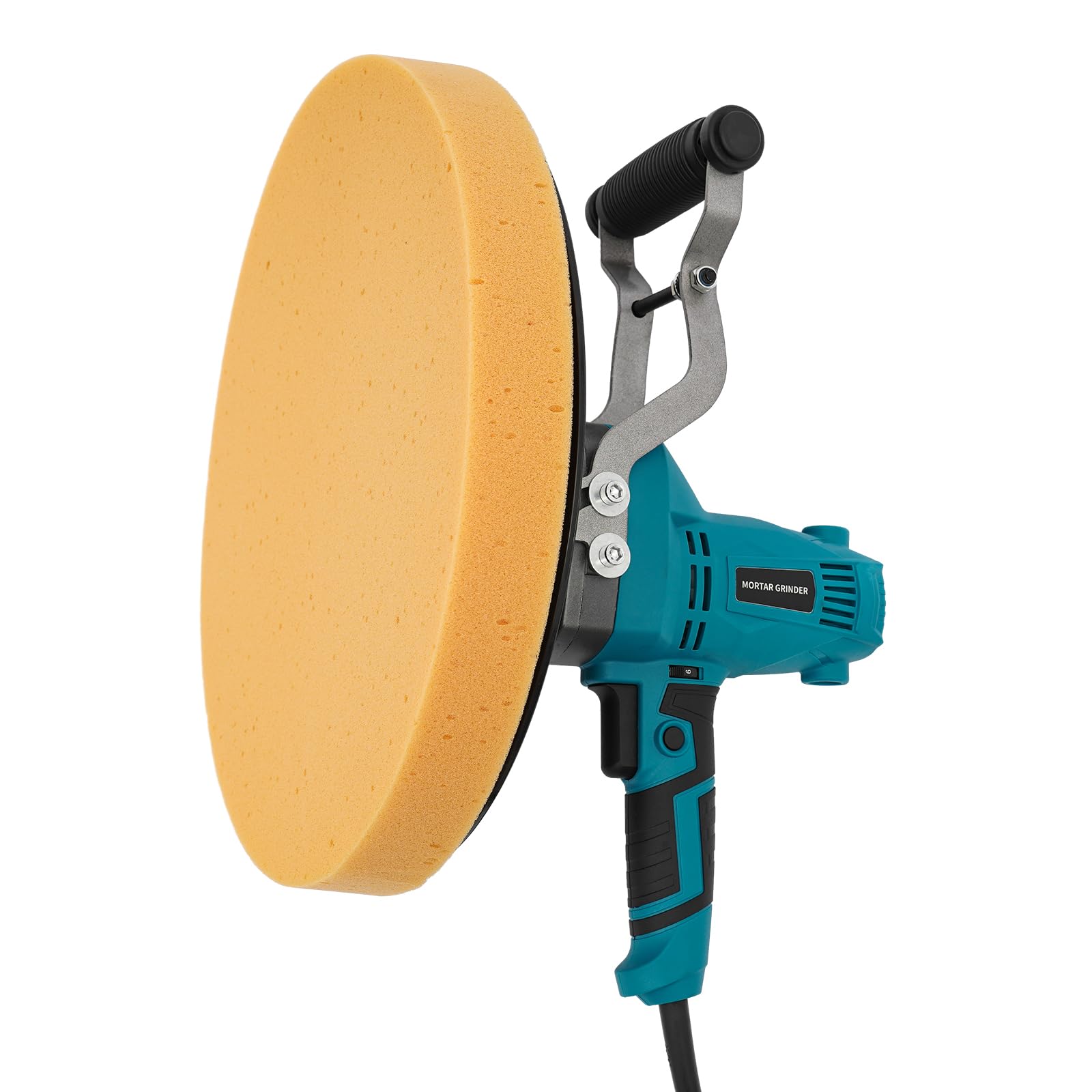 850W Electric Concrete Sander - Variable Speed 50-100RPM Handheld Drywall Sander with 16-Inch Sanding Pad for Ceiling, Cement, Mortar & Plaster | Perfect for Wall Polishing & Surface Preparation in Construction & DIY Projects