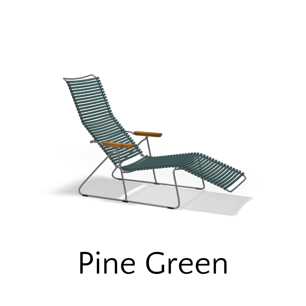 CLICK Premium Sun Lounger - Adjustable Outdoor Chaise Lounge for Pool, Beach & Patio - Comfortable & Durable Sunbathing Chair for Relaxing in Backyard, Garden or Deck