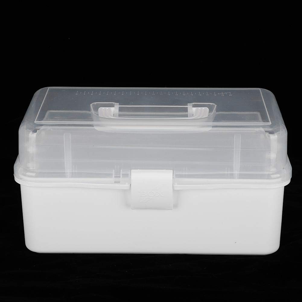 Portable Medicine Organizer Box - Large Family First Aid Kit for Home, Travel & Emergency Use - Child-Safe Medicine Storage Case with Compartments (Ideal for Parents, Camping & Daily Healthcare)