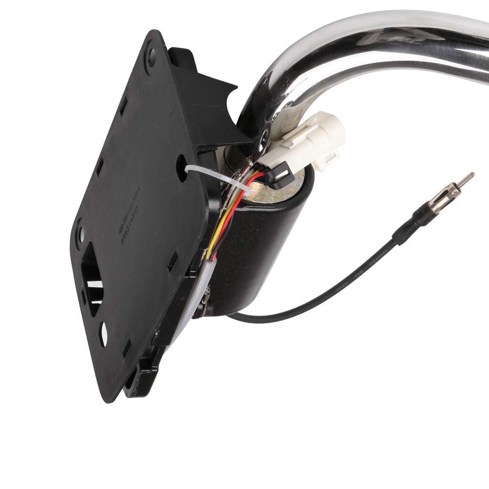 CCiyu Chrome Towing Mirror - Wide Angle Passenger Side Mirror for 1997-2010 International 9200/9400i/9900i Trucks - Power Heated, Manual Adjust, Support Arm - Perfect for Long Haul Trucking & Heavy Duty Towing