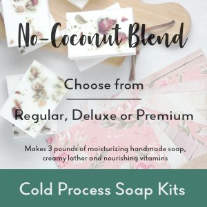 Cold Process Soap Making Kit - Coconut Free DIY Soap Supplies for Beginners & Crafters | Perfect for Home Spa, Gifts & Handmade Soap Business