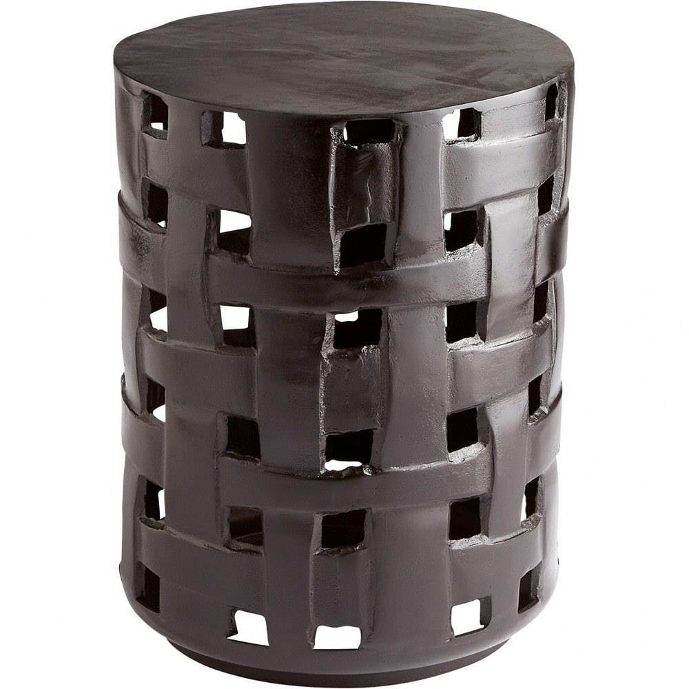 Cardin Side Table - 17.5 Inch Tall, 13.25 Inch Wide End Table for Living Room, Bedroom & Office - Modern Small Accent Table with Sturdy Metal Frame