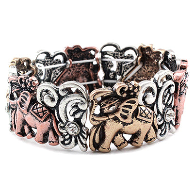 Elephant Charm Bracelet for Women - Handmade Adjustable Beaded Jewelry for Boho Style & Good Luck | Perfect for Gifts, Parties, and Everyday Wear