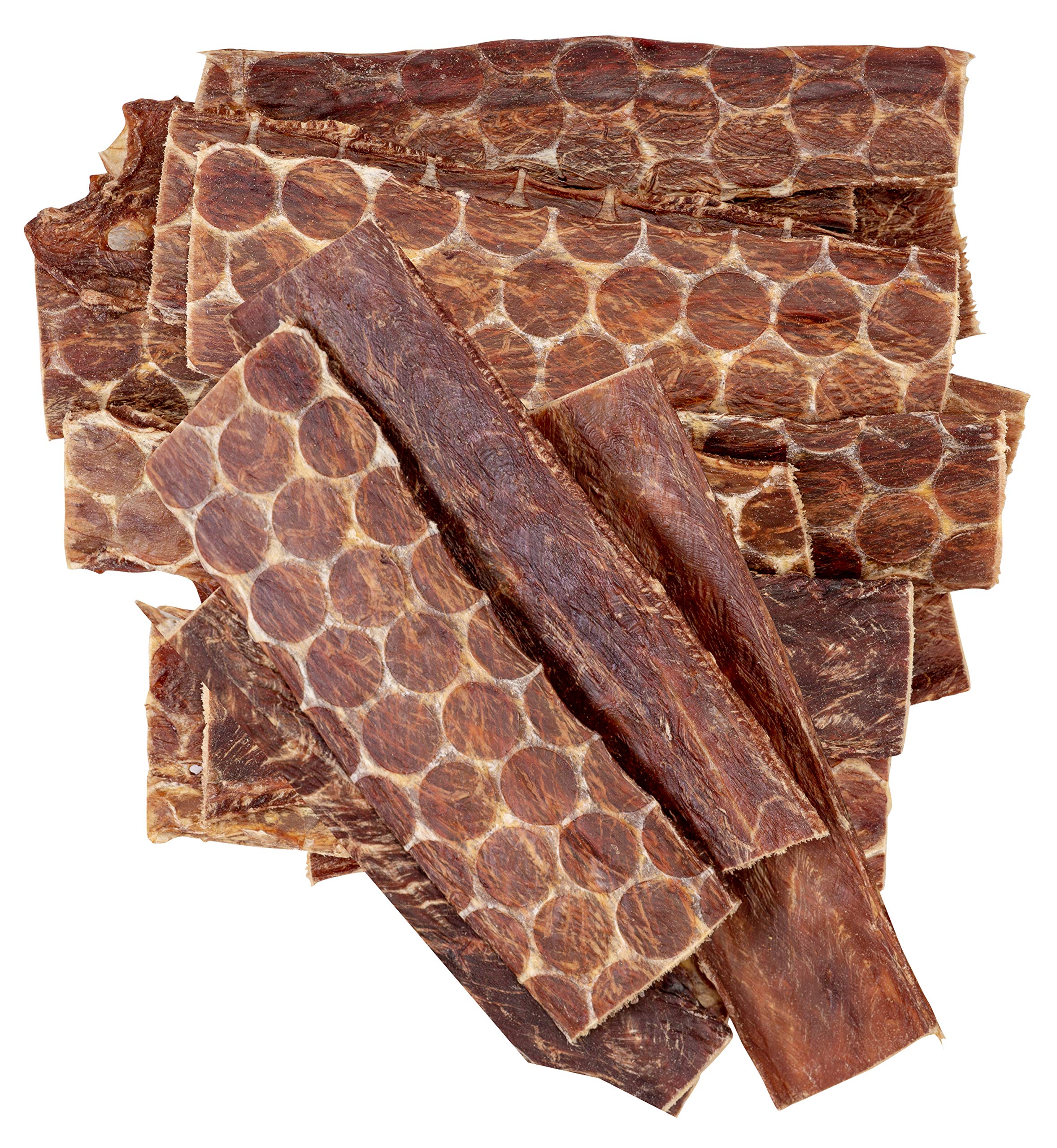 Premium Grass-Fed Beef Esophagus Dog Treats - 6 Inch All-Natural Chews, No Added Hormones, Rich in Glucosamine & Chondroitin for Joint Health (1LB Bag) - Perfect for Training, Dental Care & Senior Dogs