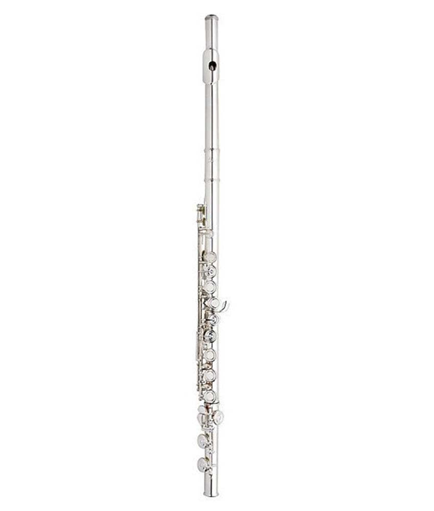 Antigua Winds FL3210 Silver Plated C Flute with Plateau Model - Professional Band & Orchestra Instrument for Students & Musicians - Perfect for Performances, Practice & Music Classes