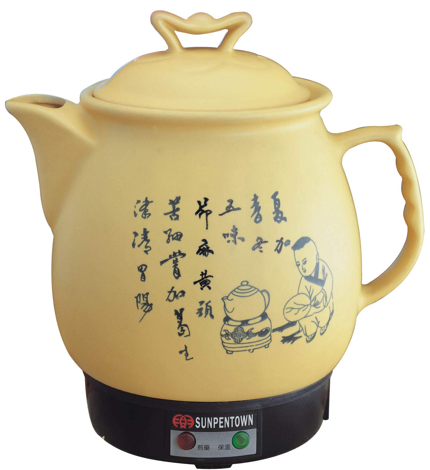 SPT NY-636B: 3.8L Electric Herbal Medicine Cooker & Steamer - Perfect for Chinese Herbal Decoction, Soup Making, and Home Health Remedies