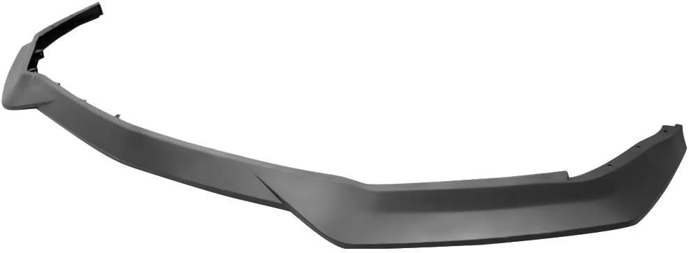 2018-2023 Ford Mustang GT R Spec Style Front Bumper Lip Splitter - PP Unpainted Matte Black (One Piece) | Aerodynamic Upgrade for Street Racing & Car Shows