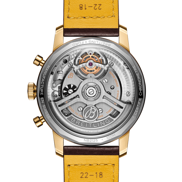 Breitling Top Time B21 Shelby Ford Mustang Tourbillon Chronograph Watch - Bronze & Titanium Case for Men | Luxury Sports Timepiece for Car Enthusiasts & Collectors | Perfect for Racing Events, Special Occasions & Investment
