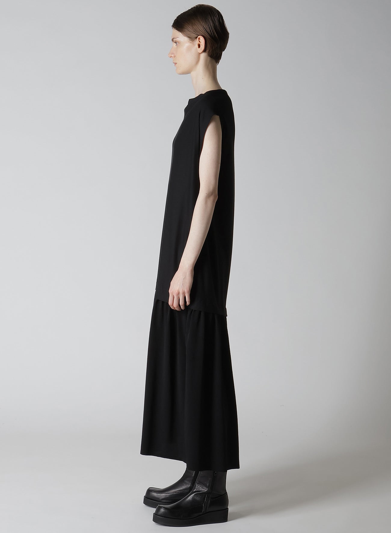 Elegant French Sleeve Crepe de Chine Dress - Women's Flowy Summer Dress for Weddings, Parties & Office Wear