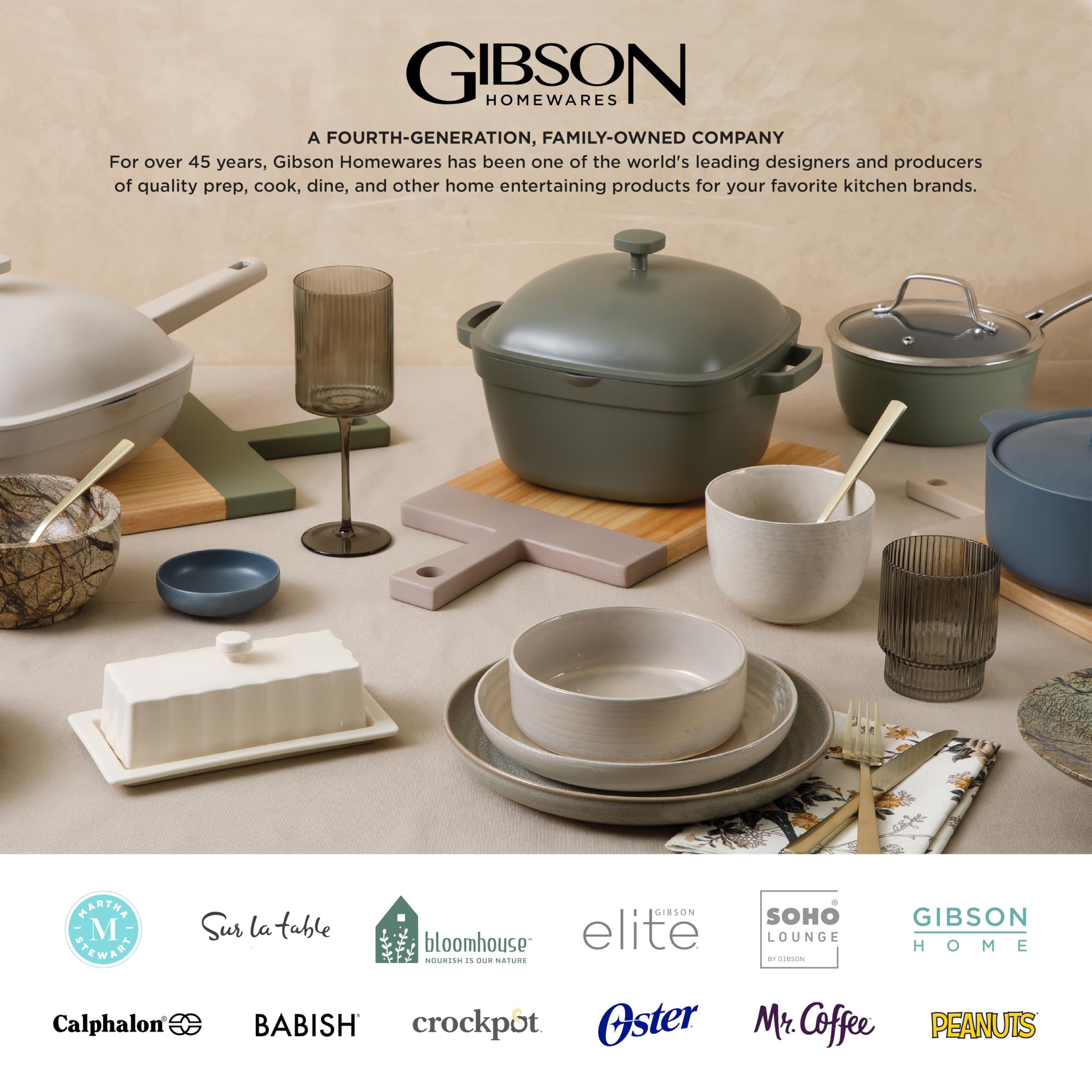 Premium Gibson Home Rockaway 12-Piece Round Stoneware Dinnerware Set for 4 - Durable Black Ceramic Plates, Bowls & Mugs - Elegant Tableware for Everyday Dining, Family Gatherings & Dinner Parties