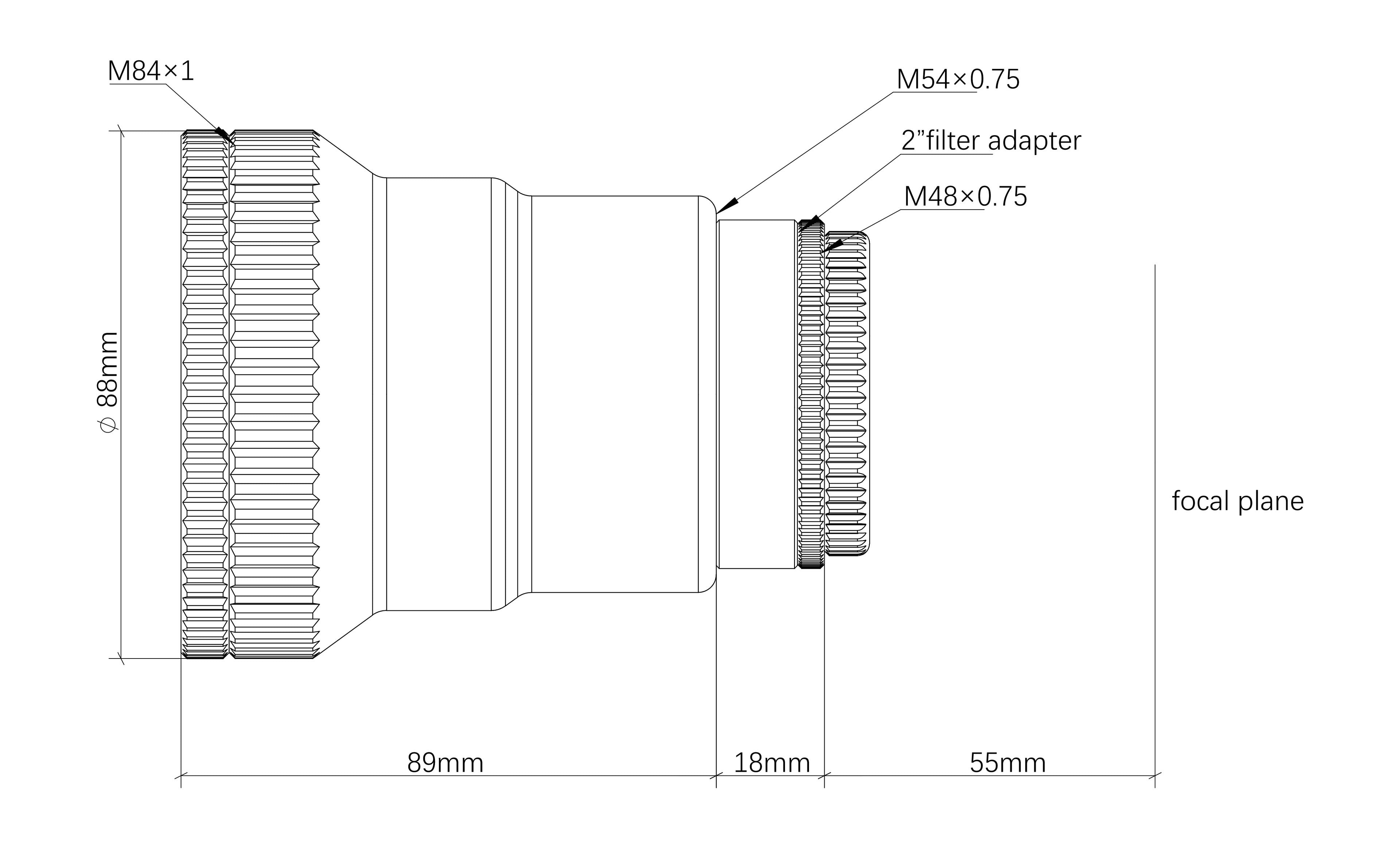 Askar 120APO 1x Full Frame Field Flattener for Astrophotography - Perfect for Telescope Imaging and Wide Field Astronomy
