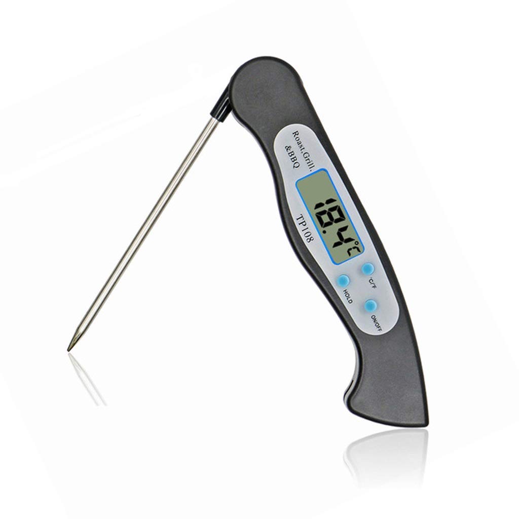 Digital Meat Thermometer for BBQ, Cooking & Milk - Waterproof Food Thermometer for Kitchen Use