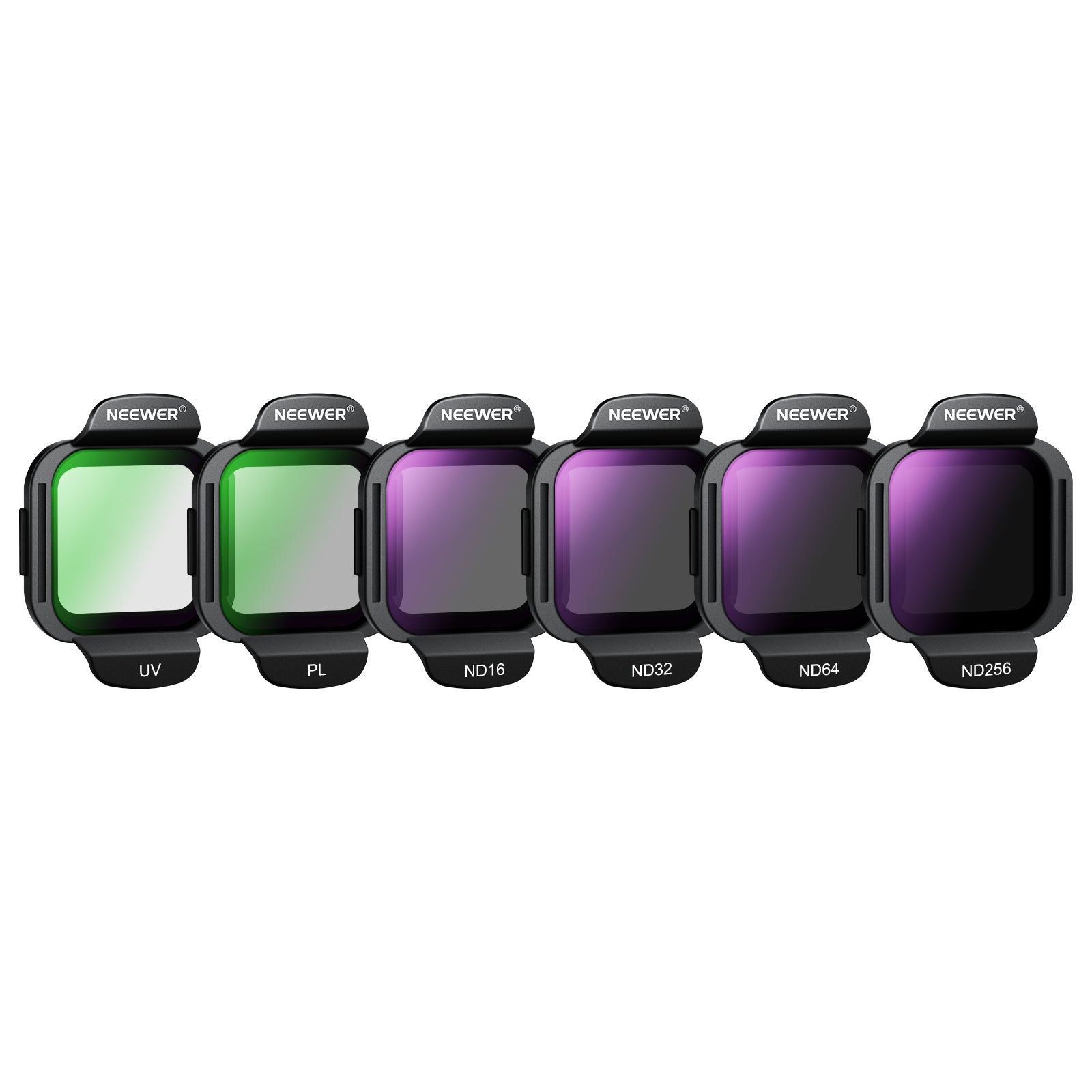 NEEWER FL N46 6-Pack ND16 ND32 ND64 ND256 CPL UV Filter Kit for DJI Flip Drone - Professional Aerial Photography & Videography Accessories for Cinematic Shots, Vlogging, and Outdoor Adventures