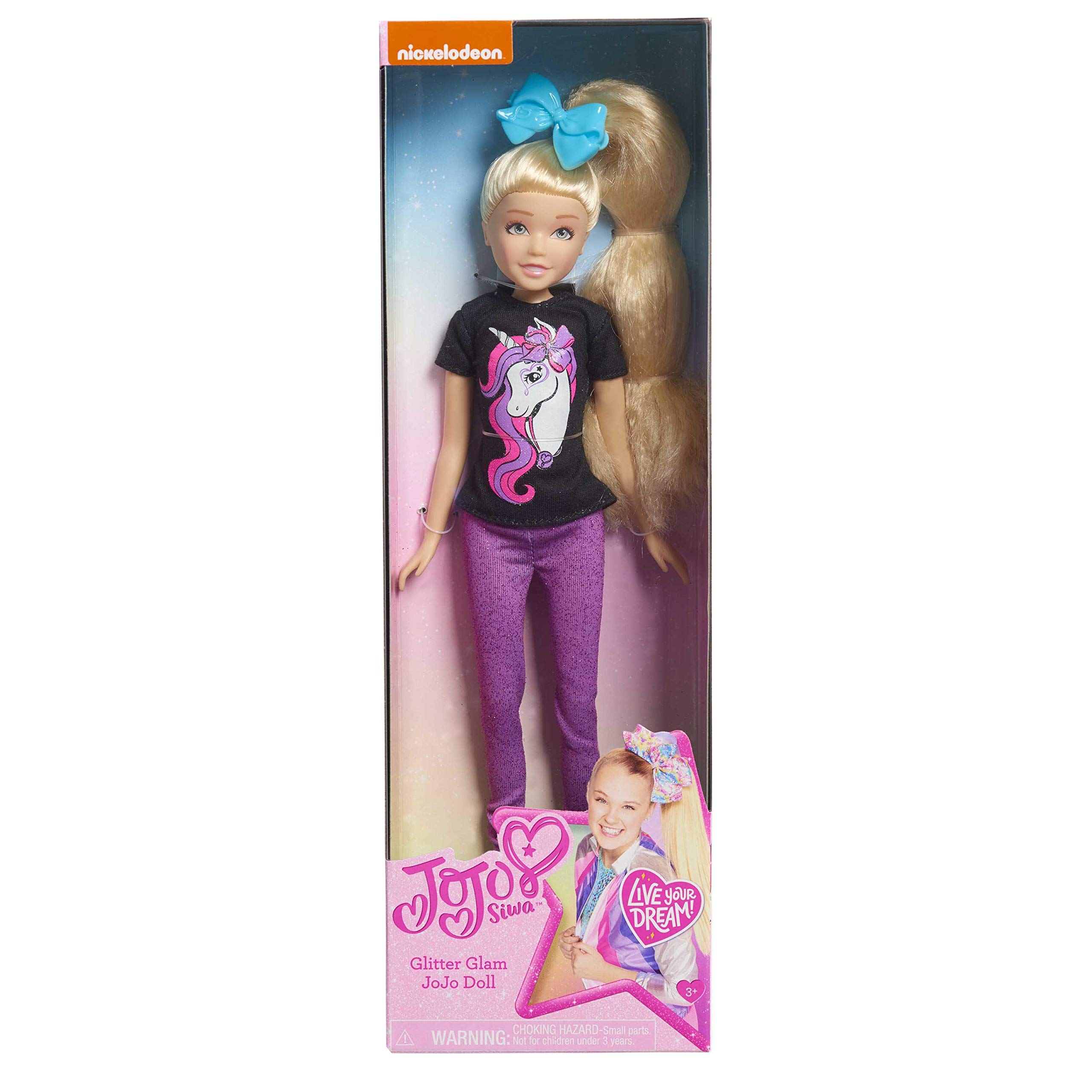 JoJo Siwa Glitter Doll - Perfect for Kids' Birthday Gifts