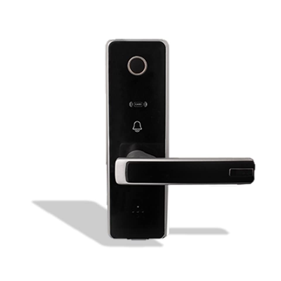 Tuchware Smart Lock XS3200 - Keyless Entry Door Lock with Fingerprint, PIN Code, OTP, RFID Card & Backup Key - Secure Electronic Deadbolt for Wooden Doors (Right Handed) - Perfect for Homes, Apartments & Offices