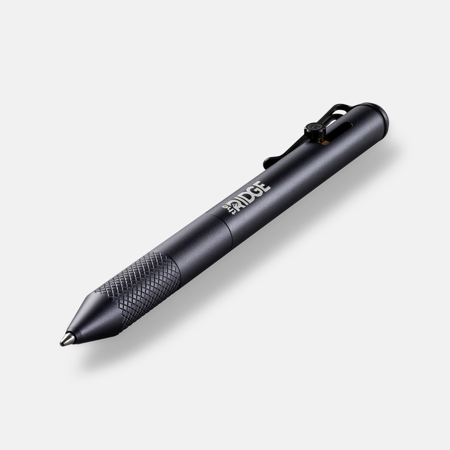 Ridge Bolt Action Pen - Gunmetal Finish - Premium Tactical Writing Tool for EDC, Outdoor, and Office Use