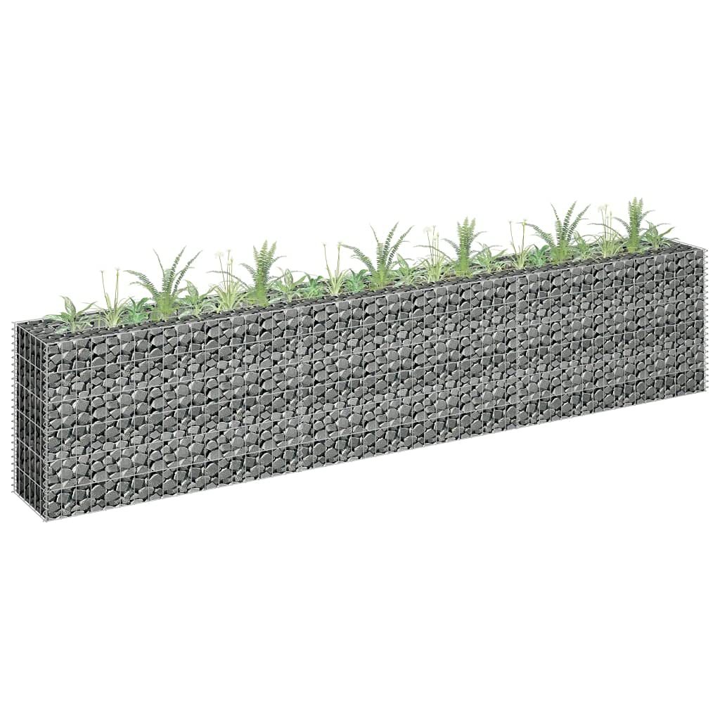 Galvanized Steel Gabion Basket Planter for Outdoor Garden - 106.3