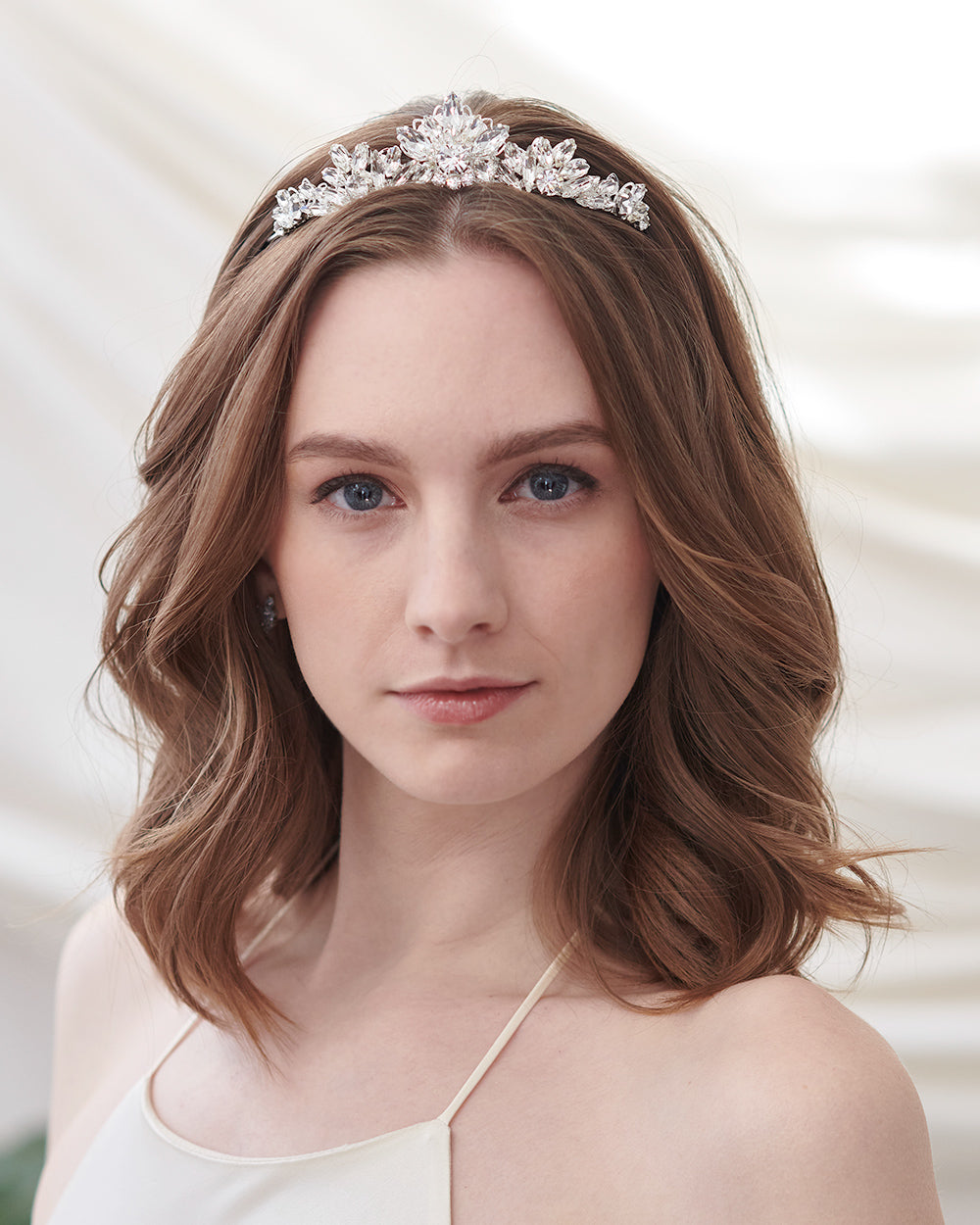 Francesca Petite Tiara - Elegant Rhinestone Crown for Women & Girls - Perfect for Weddings, Pageants, Birthday Parties & Cosplay