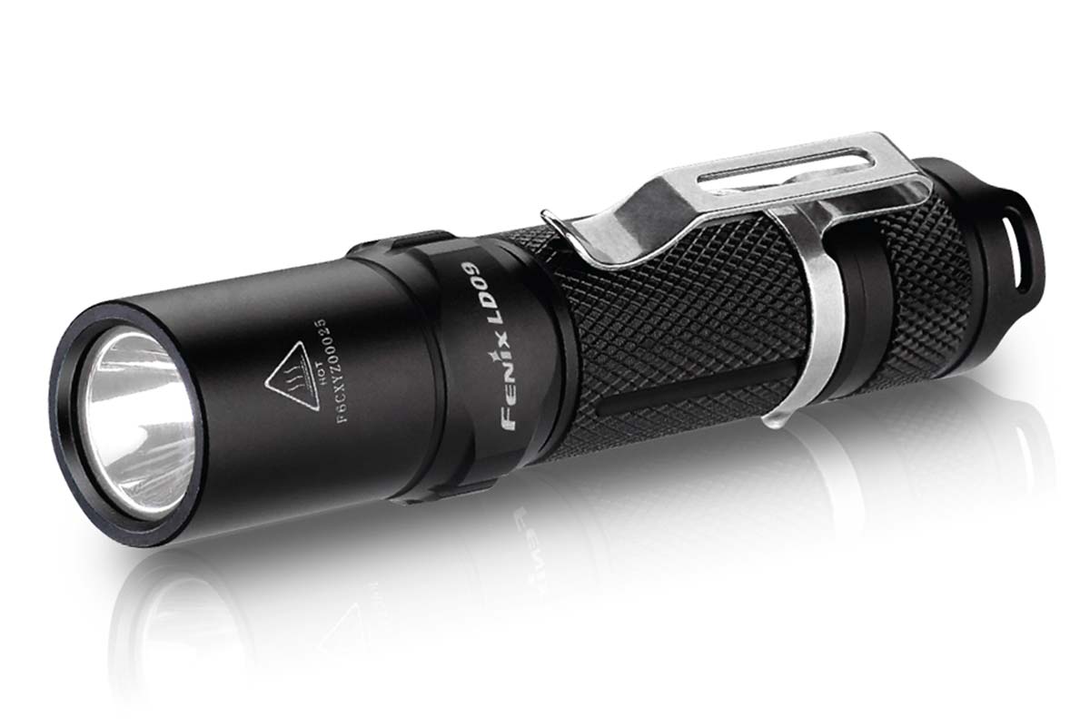 Fenix LD09 Flashlight - Compact & Powerful LED Flashlight for Camping, Hiking, Emergency Use (Discontinued Model)