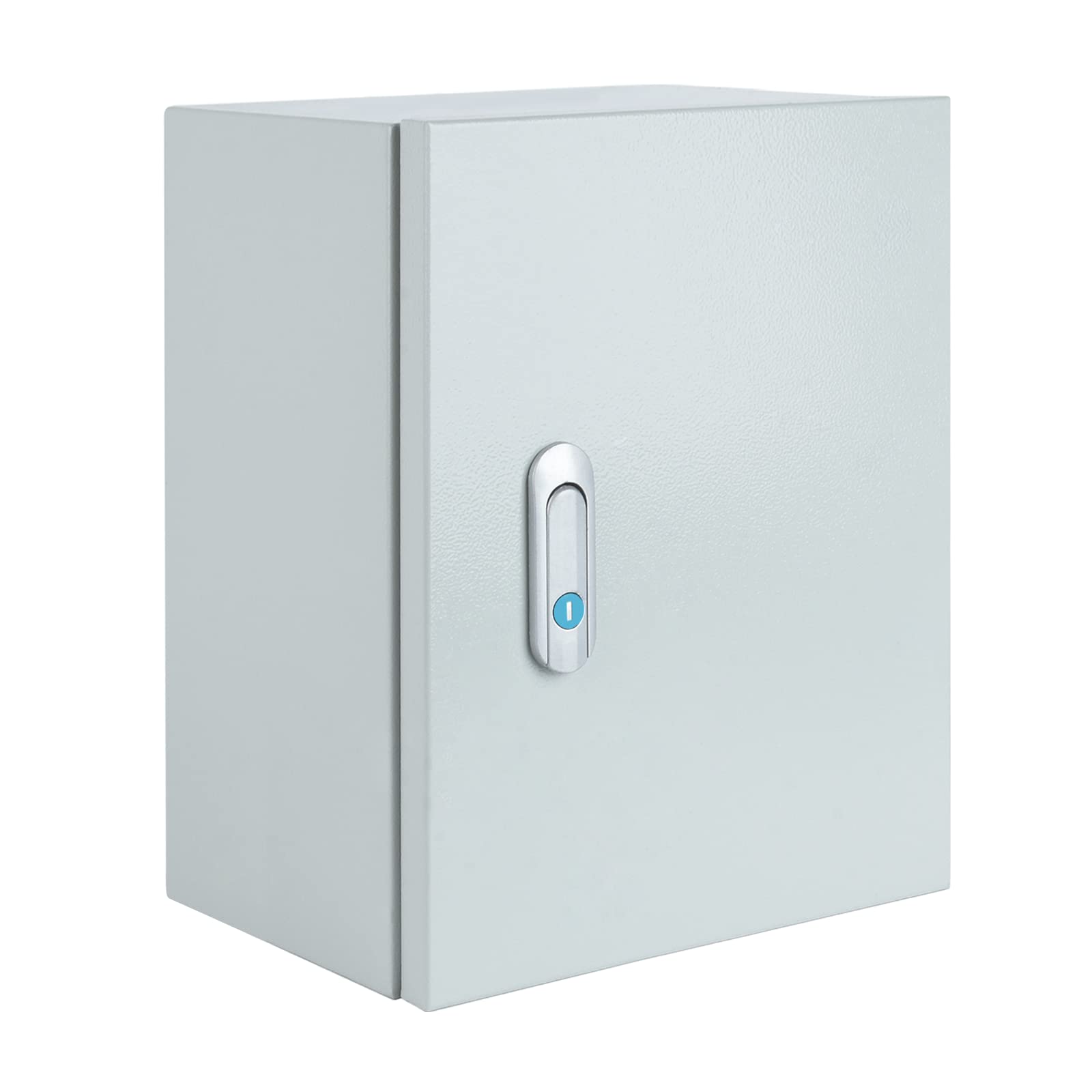 **Heavy Duty Steel Electrical Junction Box - Indoor & Outdoor Waterproof & Dustproof Metal Enclosure with Safety Locks & Mounting Plates - Ideal for Home, Garage, and Industrial Wiring Projects**