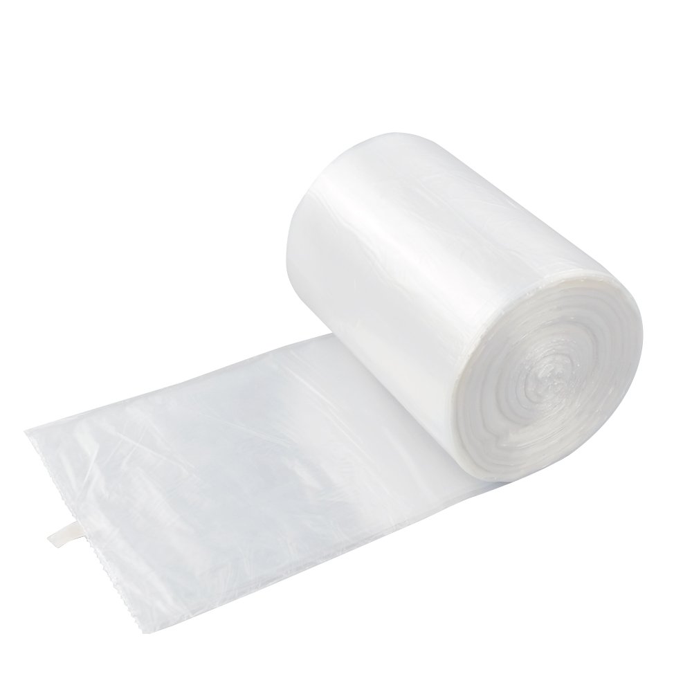 3 Gallon Clear Trash Bags - 110 Count, Heavy Duty Clear Garbage Bags for Waste Baskets, Office, Kitchen & Bathroom Use