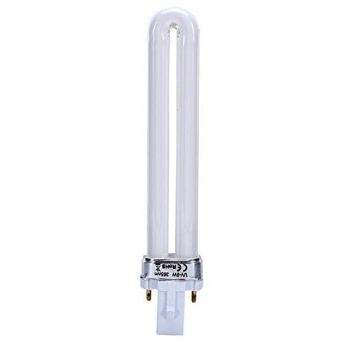 9W U-Shaped UV Lamp Bulb for Nail Art Dryer - Replacement UV Tube for Gel Nail Curing - Perfect for Salon, Home Manicure & Professional Nail Art Applications