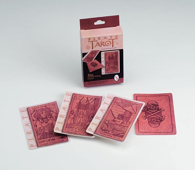 Pirate Tarot Deck - Authentic Fortune Telling Card Game Set with 78 Cards | Perfect for Divination, Parties & Gift Giving
