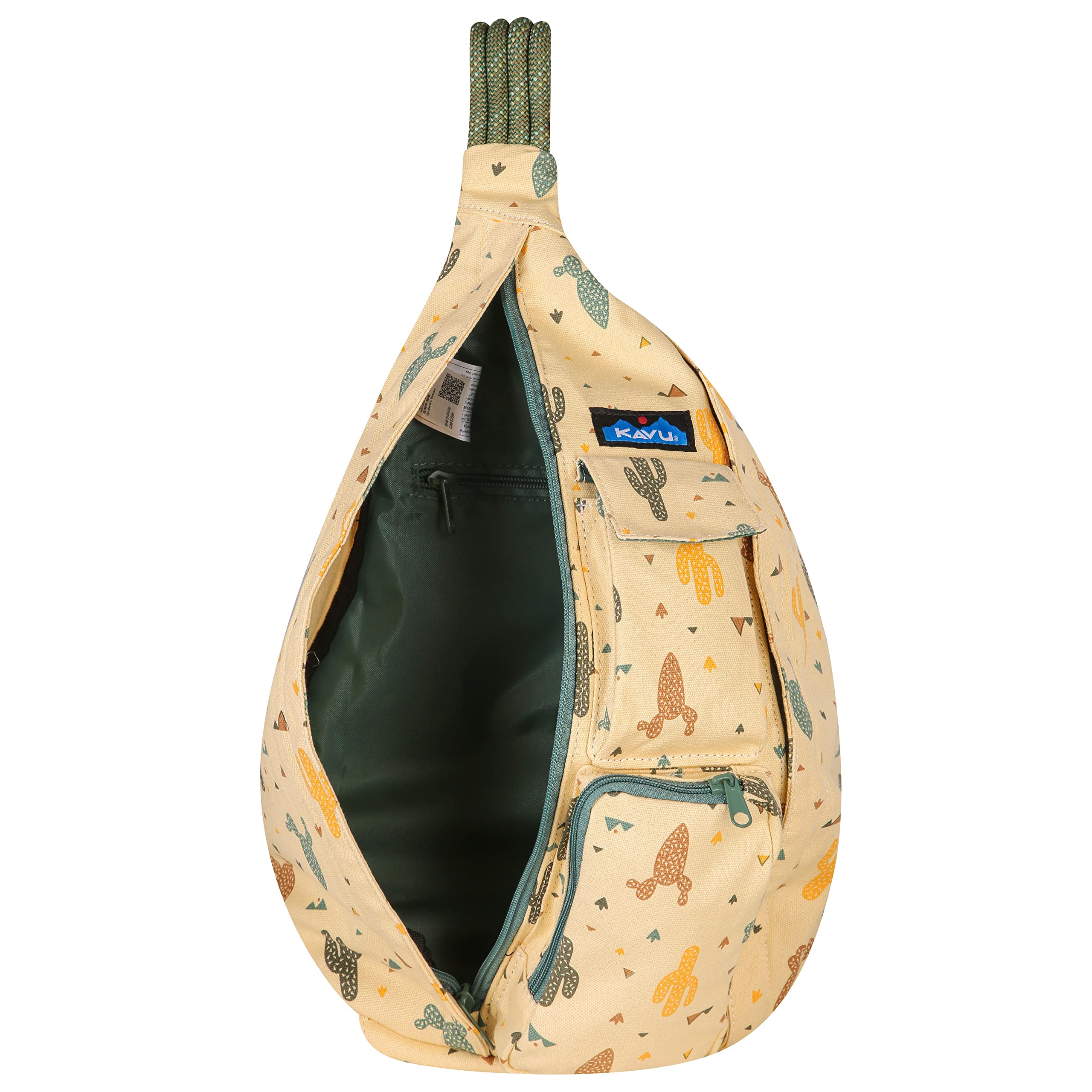 KAVU Original Adjustable Rope Sling Bag - Lightweight Crossbody Shoulder Pack for Hiking, Travel & Everyday Use