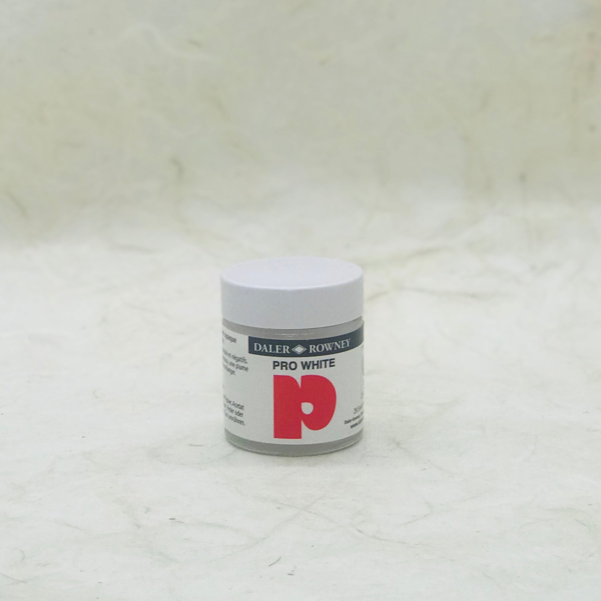 Daler Rowney Professional White Acrylic Paint - High-Quality Artist Paint for Canvas, Wood & Fabric - Perfect for Studio, Classroom & DIY Art Projects