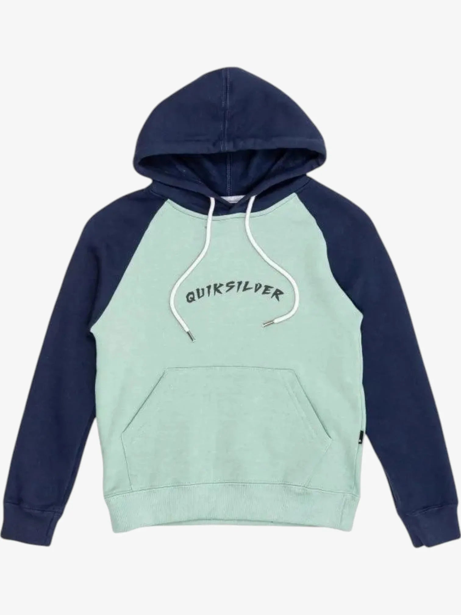 Quiksilver Boys' Beach Trip Hoodie - Blue & Green Pullover for Kids | Comfortable & Stylish for Outdoor Play, Surfing & Casual Wear