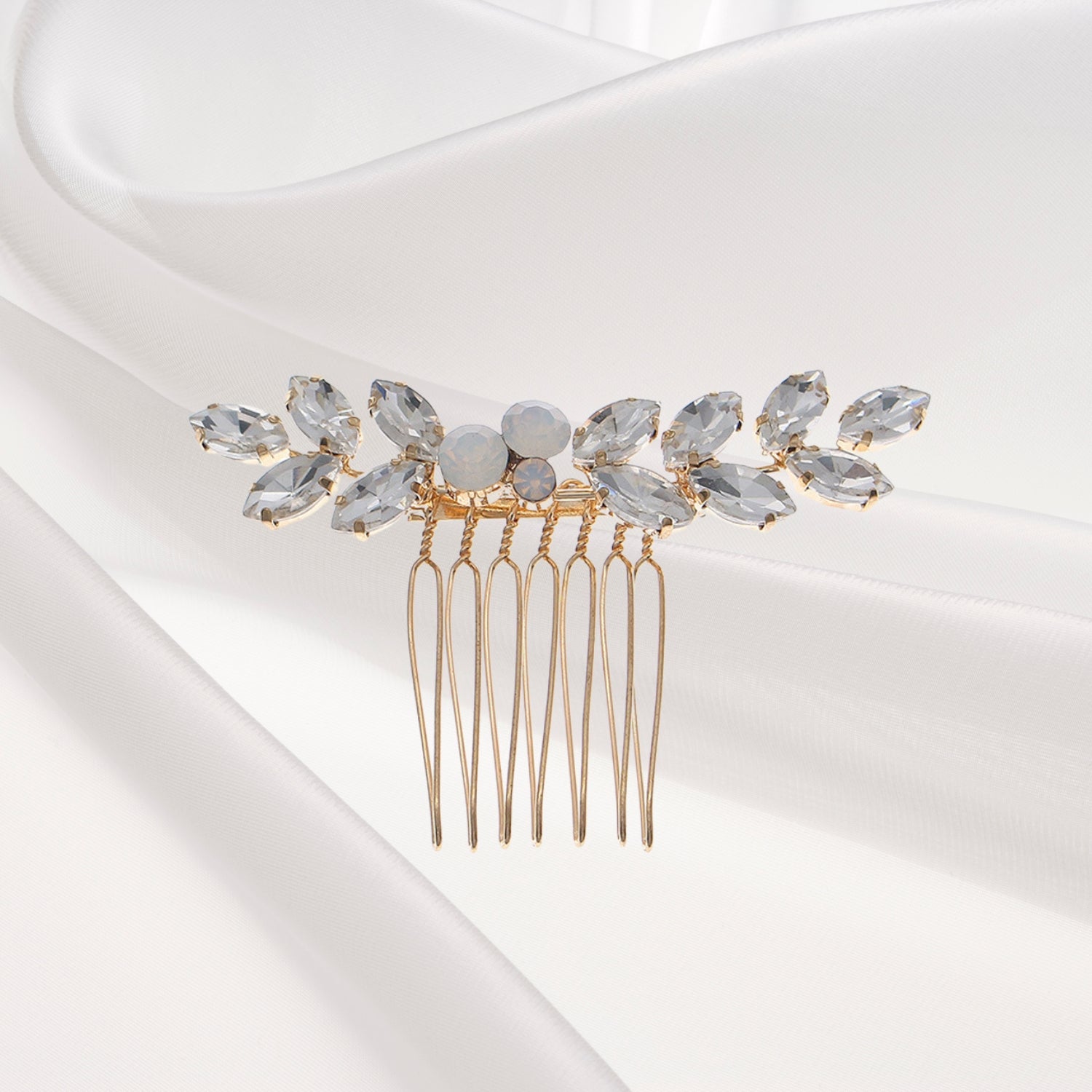 Elegant Crystal Wedding Hair Comb Clip - Bridal Hair Accessories for Bride & Bridesmaids | Perfect for Weddings, Prom & Formal Events