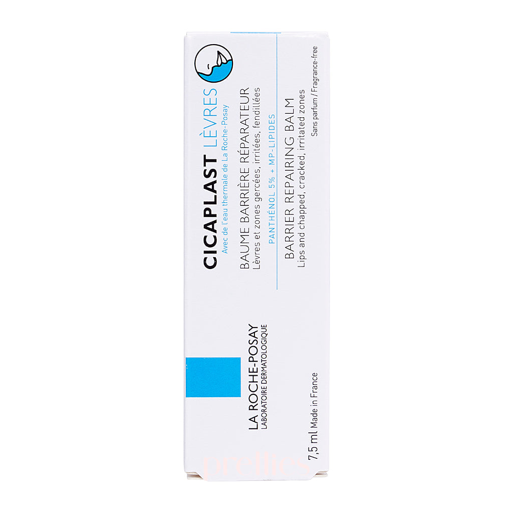 La Roche-Posay Cicaplast Lips Barrier Repairing Balm 7.5ml - Soothing Lip Balm for Dry, Chapped Lips | Perfect for Winter, Cold Weather & Post-Procedure Care