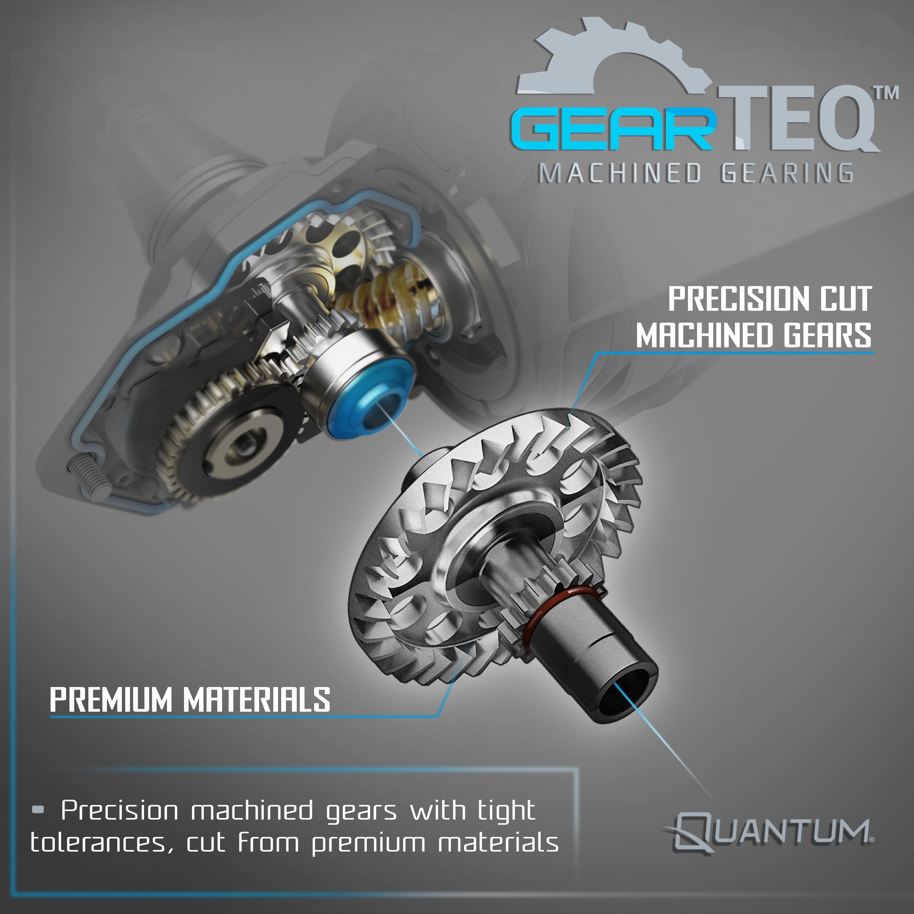 Quantum Benchmark Spinning Reel - High Performance Fishing Reel for Saltwater & Freshwater | Smooth Drag System, Lightweight Design | Perfect for Bass, Trout & Offshore Fishing