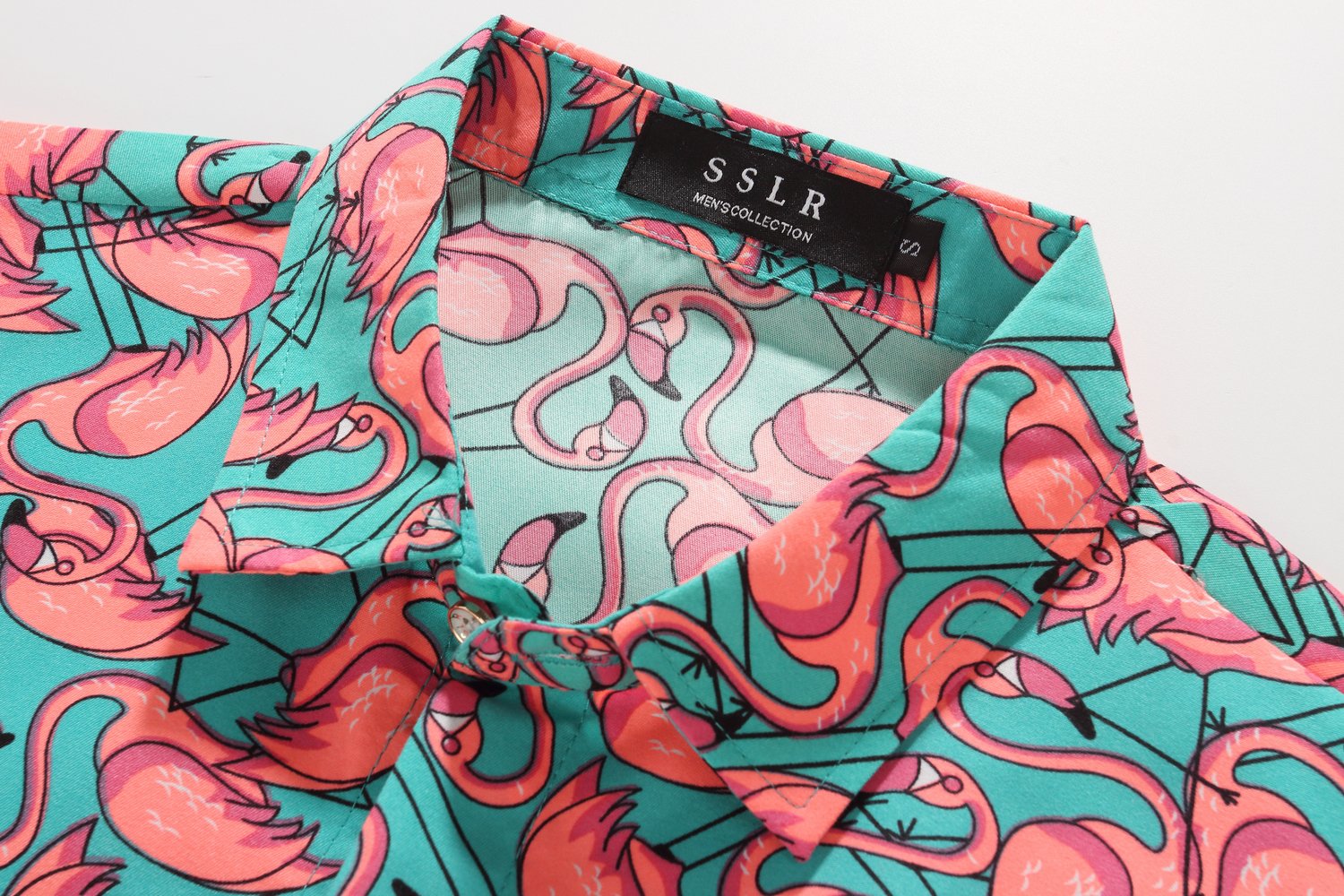 SSLR Men's Short Sleeve Hawaiian Shirts | Casual Button Down Summer Shirts for Men | Beach Vacation, Luau Party & Tropical Outfit
