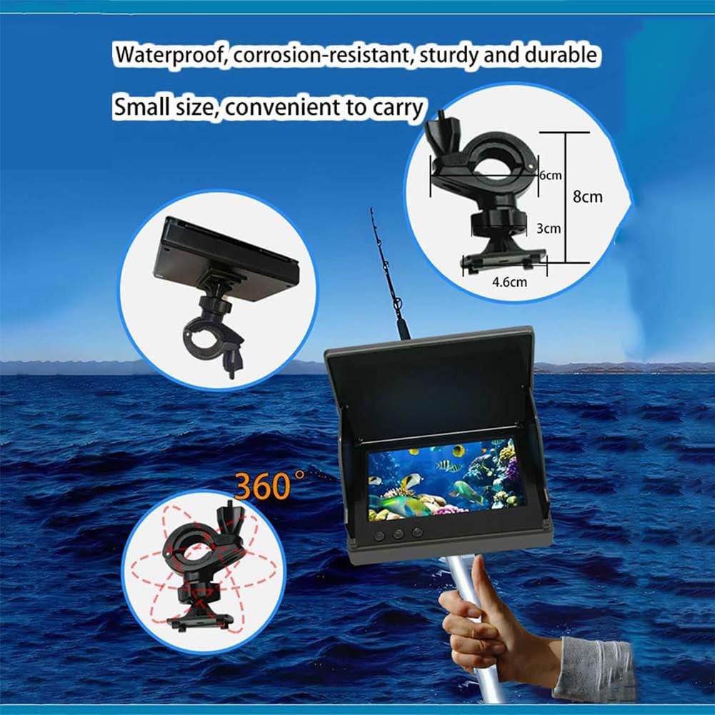 Colitt - Upgraded Underwater Fishing Camera with Night Vision & 4.3'' HD LCD Screen, 220° Wide-Angle Lens, IP68 Waterproof Fish Finder for Ice Fishing, Lake & Ocean Angling - Perfect for Night Fishing & Deep Water Exploration