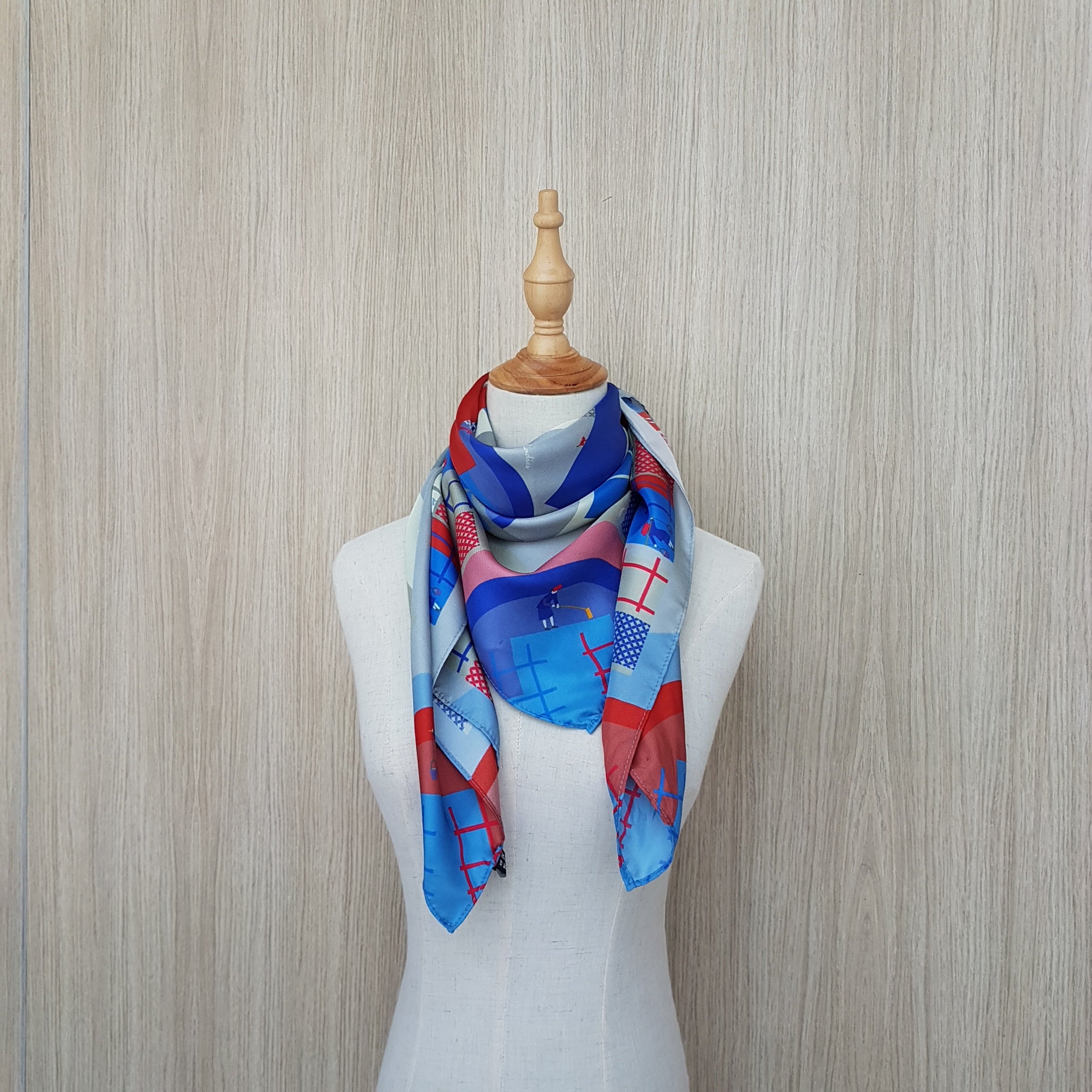 Premium Silk Twill Scarf for Women - Elegant Samsui Style Fashion Accessory - Perfect for Office, Parties, and Special Occasions